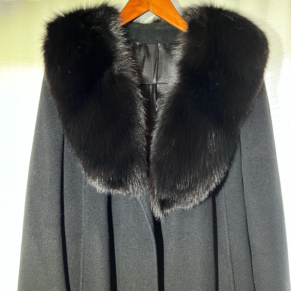 Authentic Full Length Regency Cashmere Fox Fur Coat